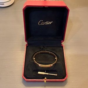Cartier rose gold love bracelet